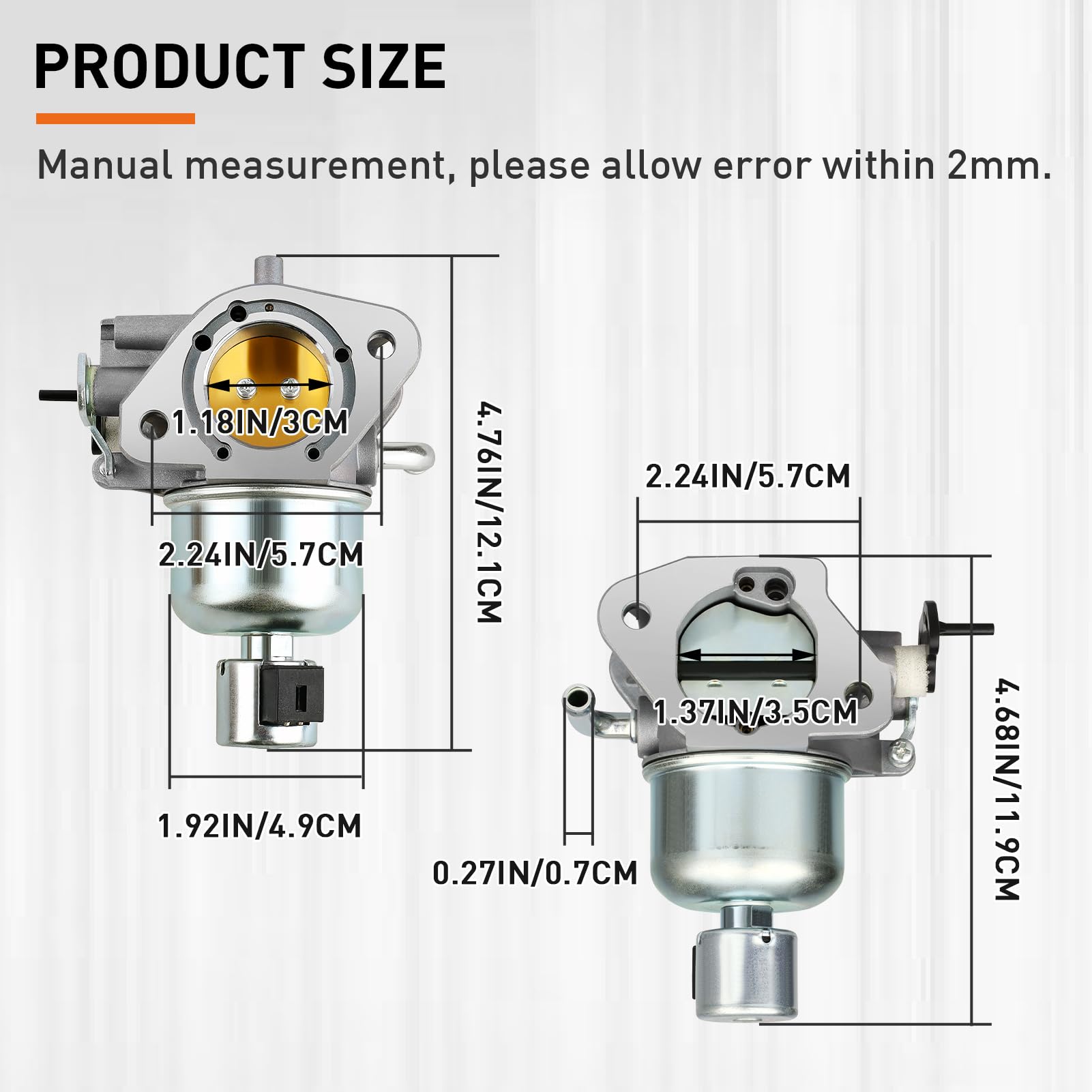 Carburetor Carb Replacement For Kohler Kt725 Kt735 Kt730 Kt740 Kt745 7000 Series Engine 22Hp 23Hp 24Hp 25Hp 26Hp 1685321-S 32 853 61S 3285361S 12 853 21S 32 853 47S